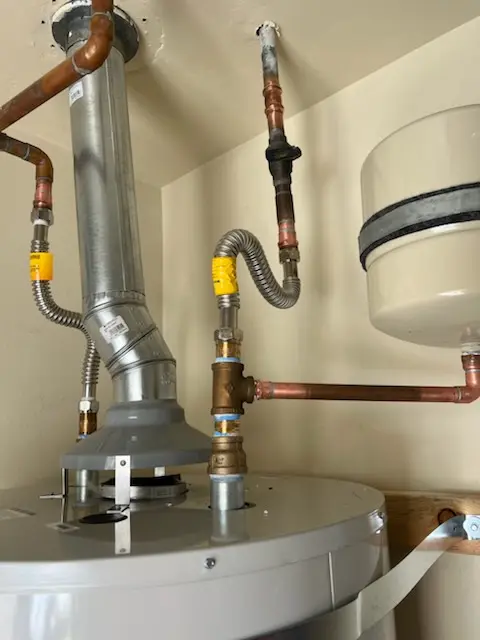 Water heater installation and plumbing repair in Fogelmarks Corners